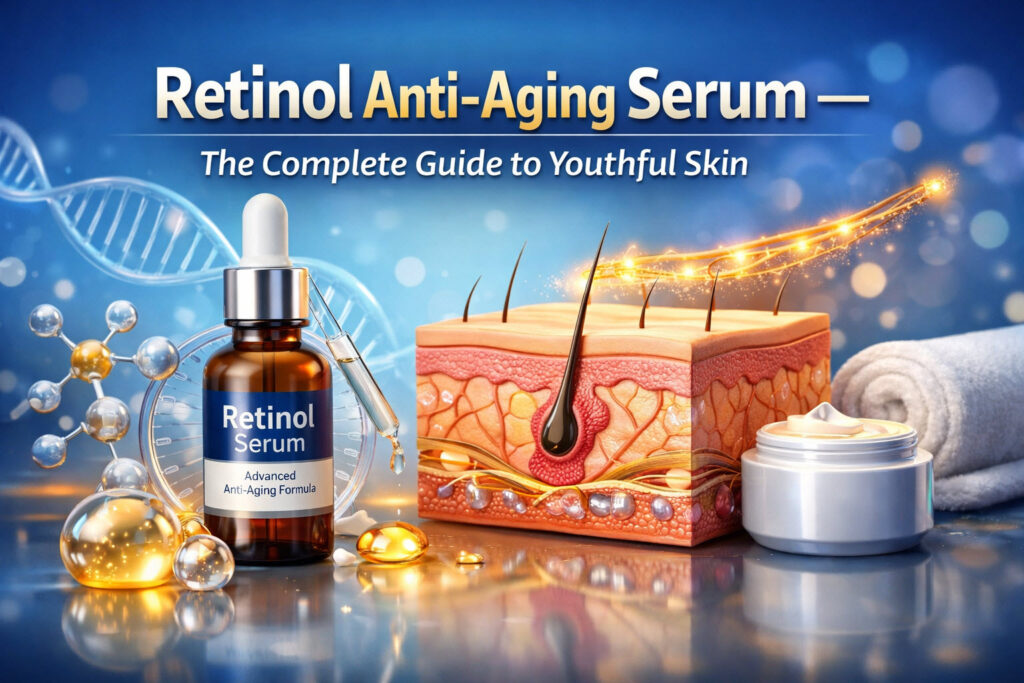 Retinol Anti-Aging Serum – The Complete Guide to Youthful Skin 1 Retinol Anti-Aging Serum