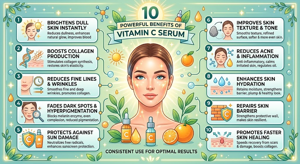 10 Powerful Vitamin C Serum Benefits